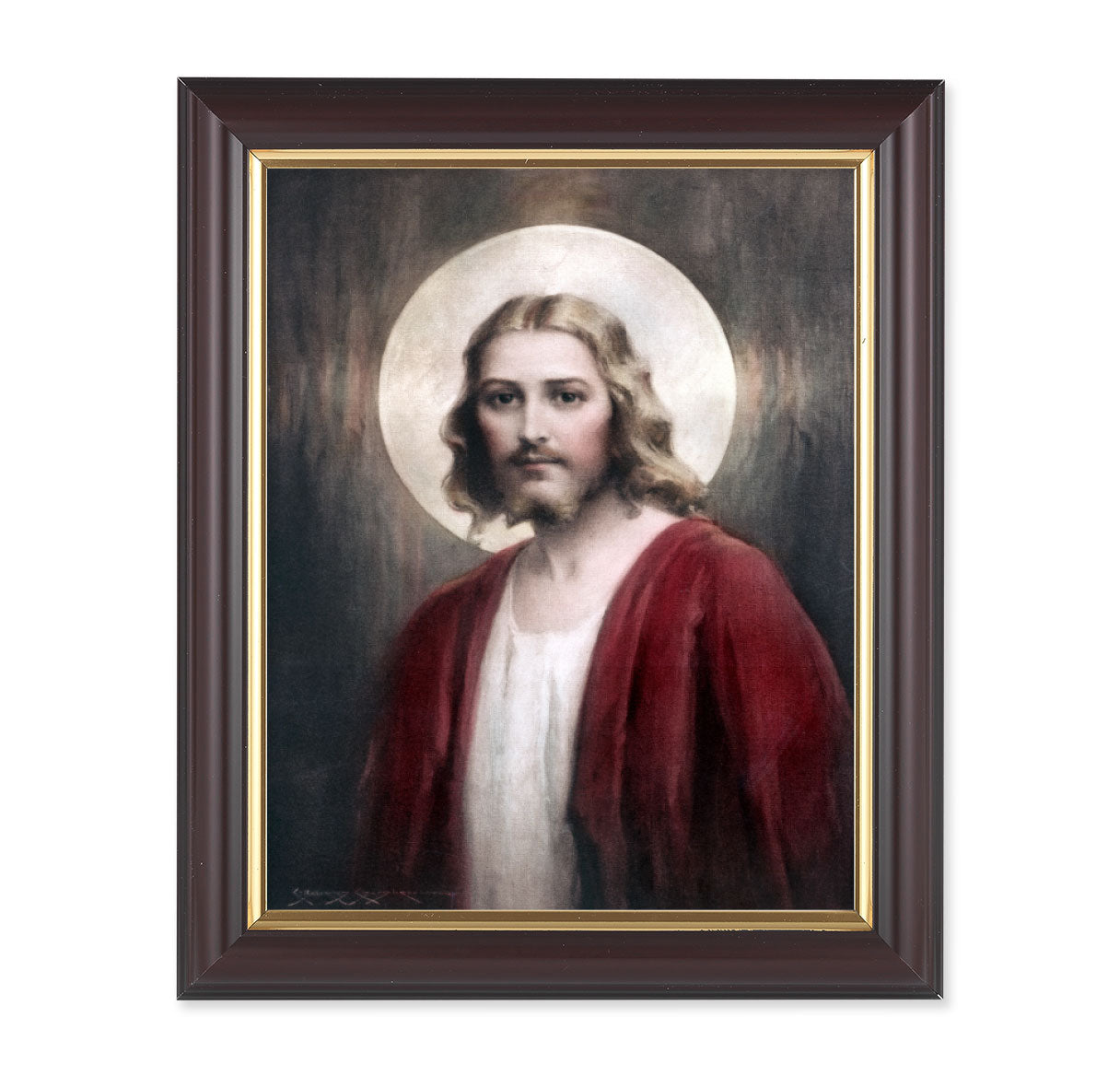 Confide in Me Walnut Framed Art