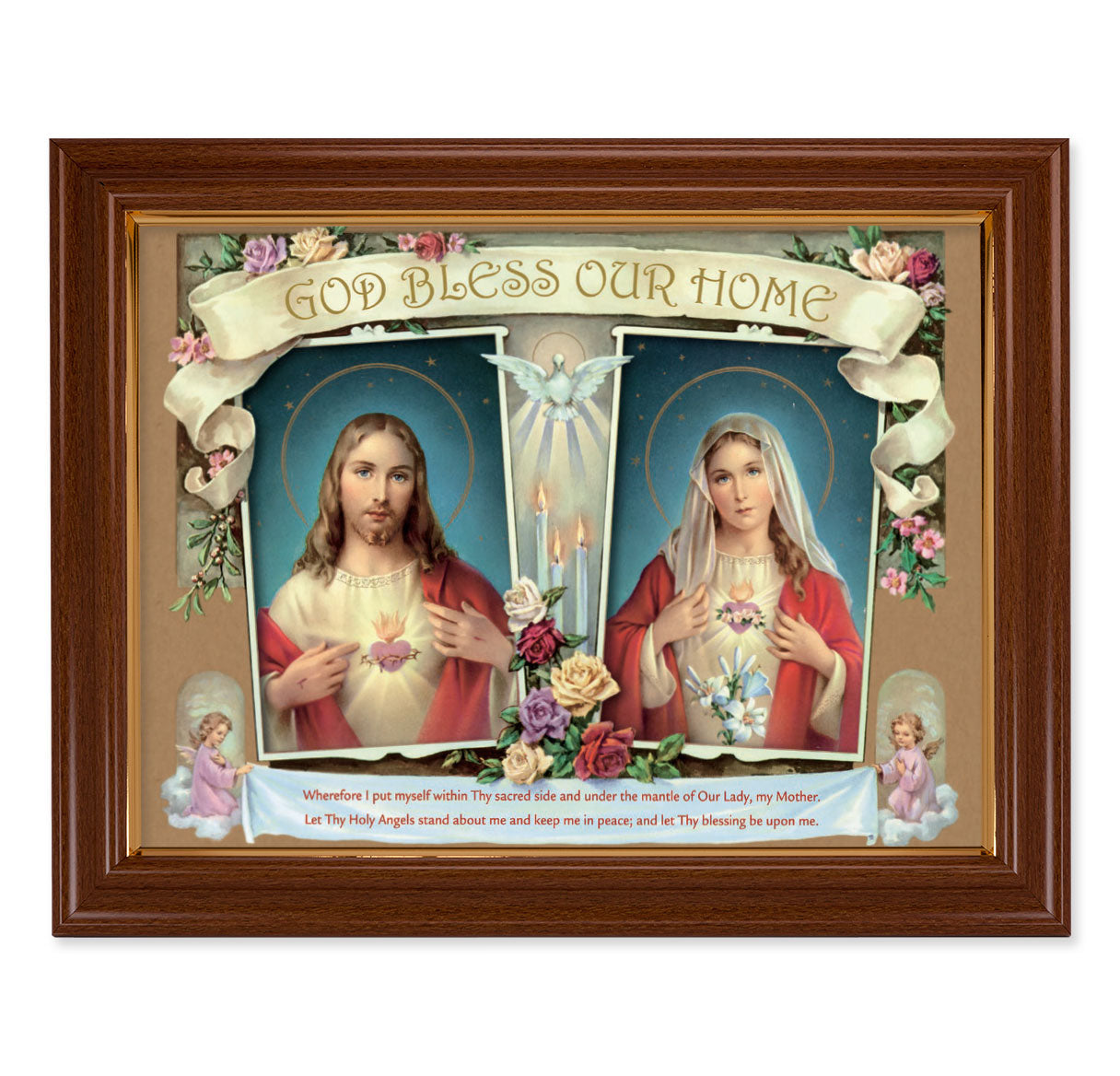 House Blessing - SHJ and IMH Walnut Finish Framed Art