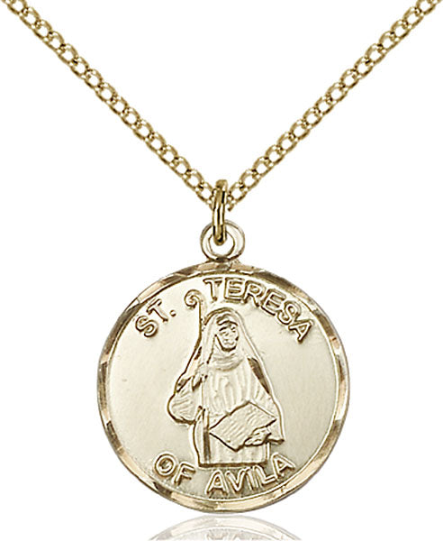 14kt Gold Filled Saint Theresa Pendant