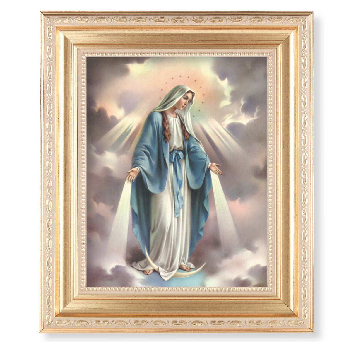 Our Lady of Grace Gold Framed Art