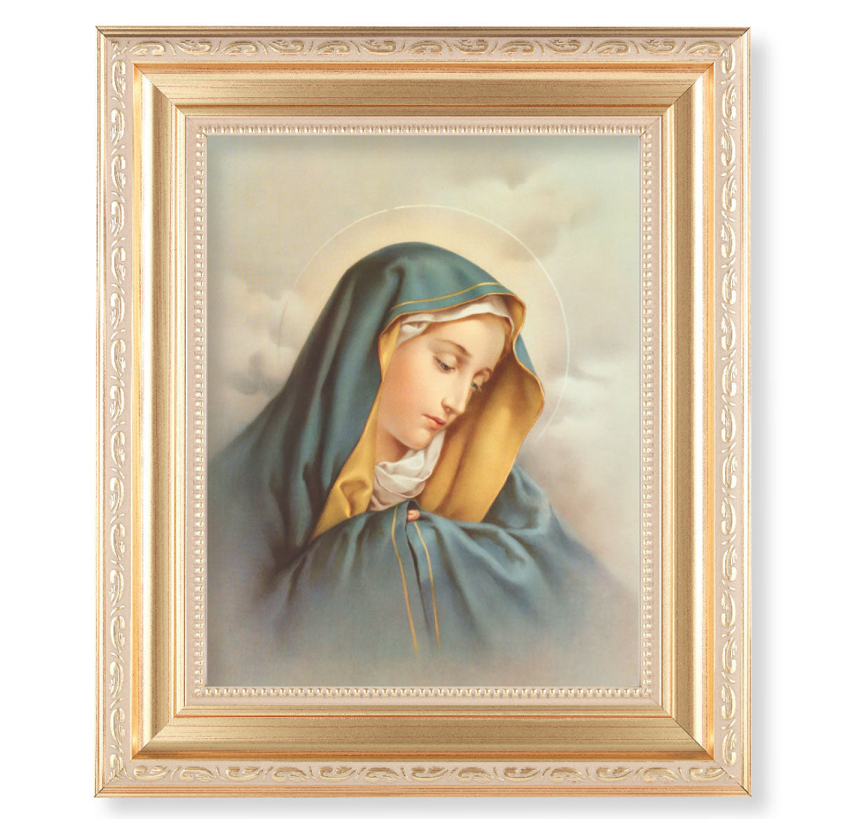 Our Lady of Sorrows Gold Framed Art