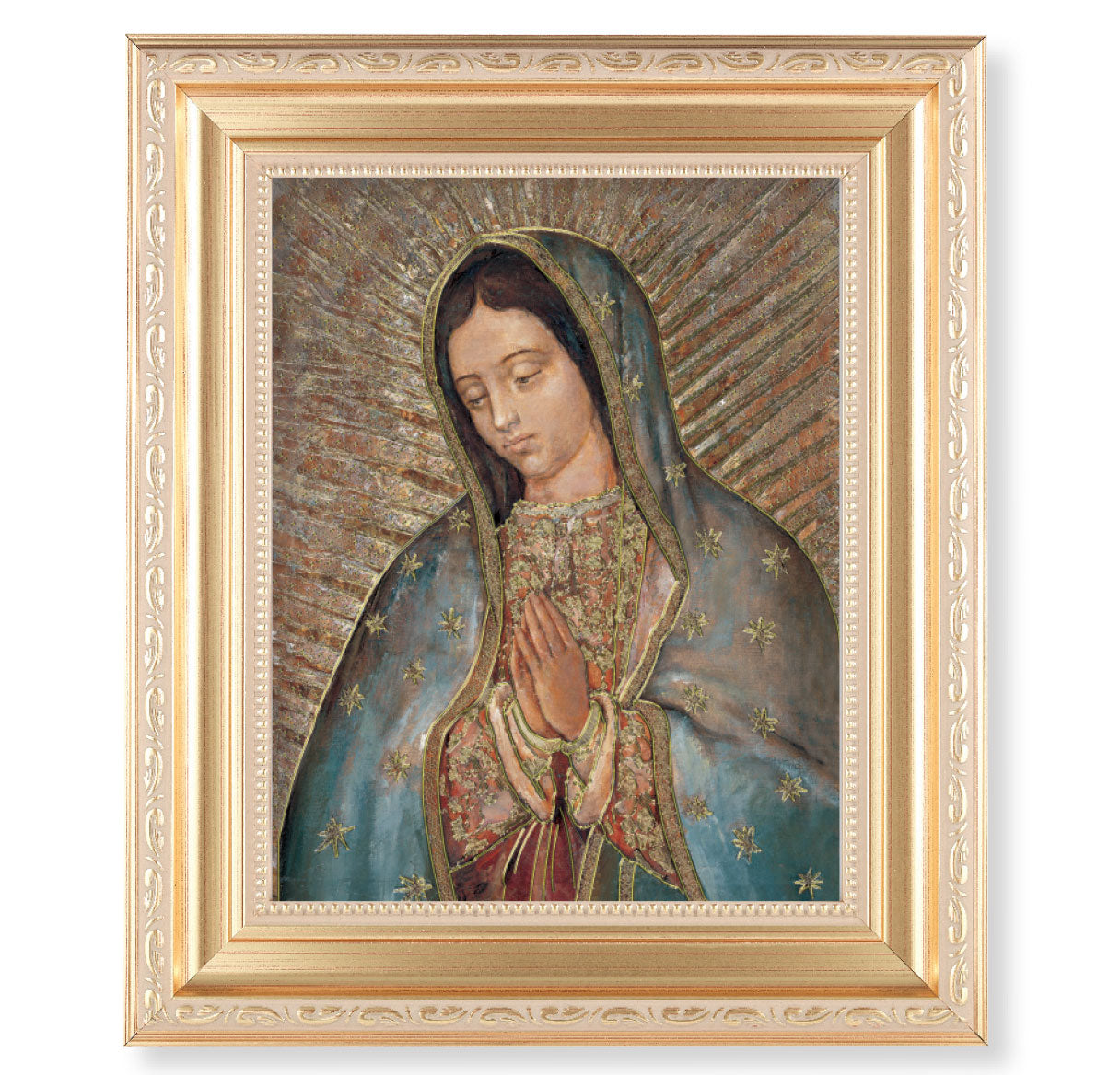 Our Lady of Guadalupe Gold Framed Art