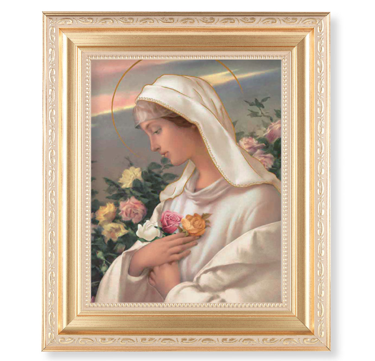 Mystical Rose Gold Framed Art