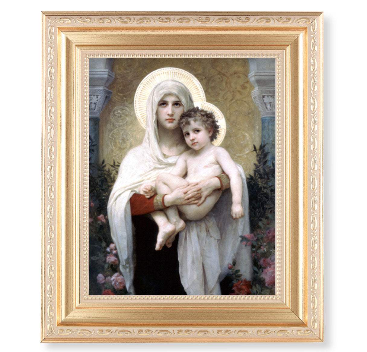 Madonna and Child Gold Framed Art