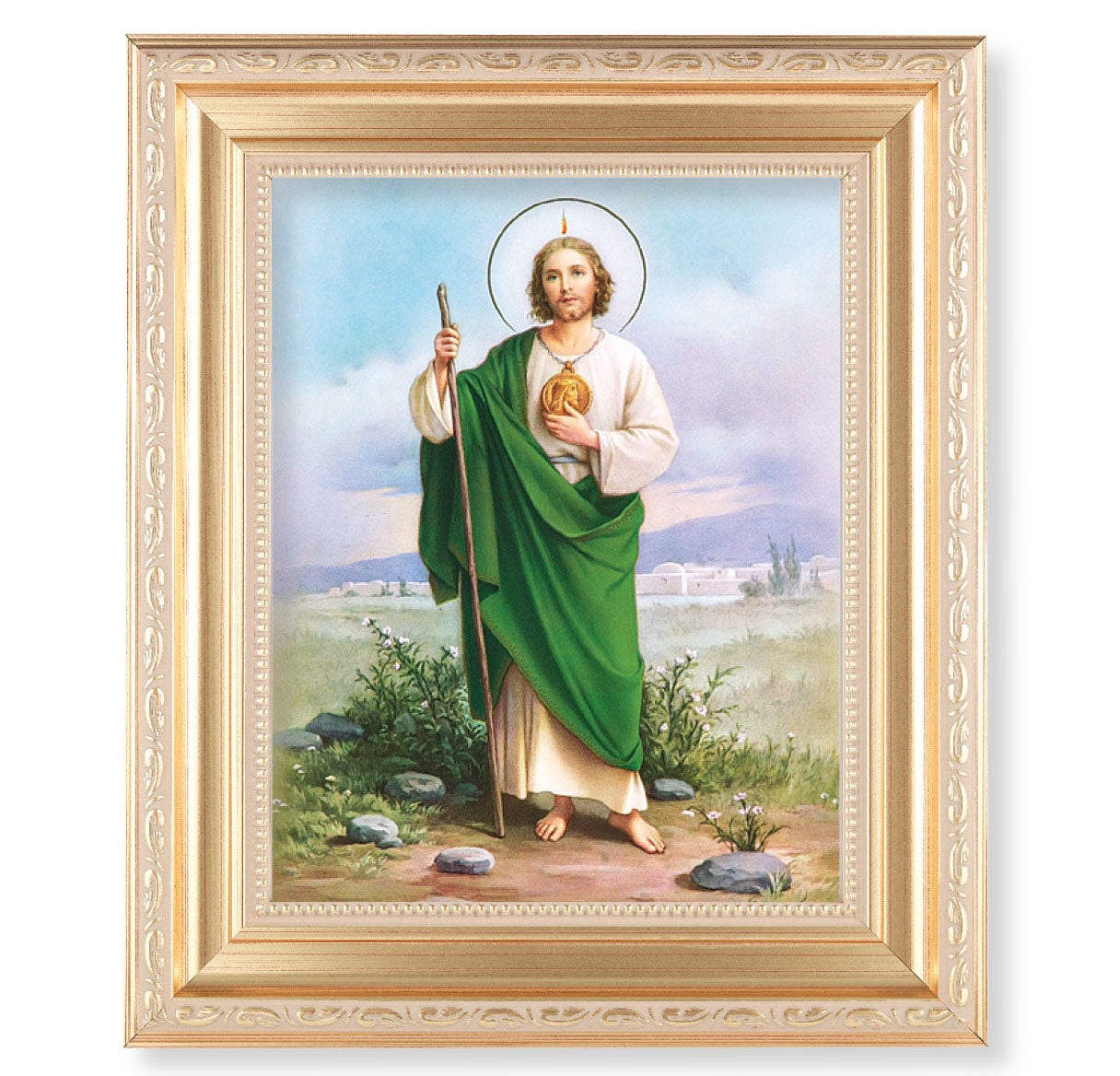 St. Jude Gold Framed Art