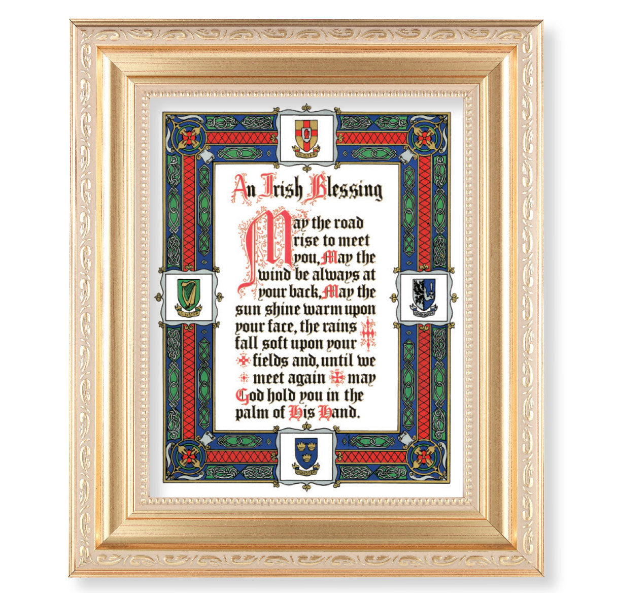 Irish Blessing Gold Framed Art