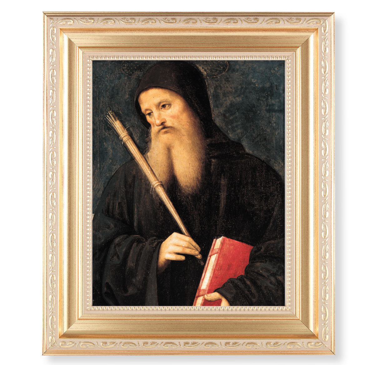 St. Benedict Gold Framed Art