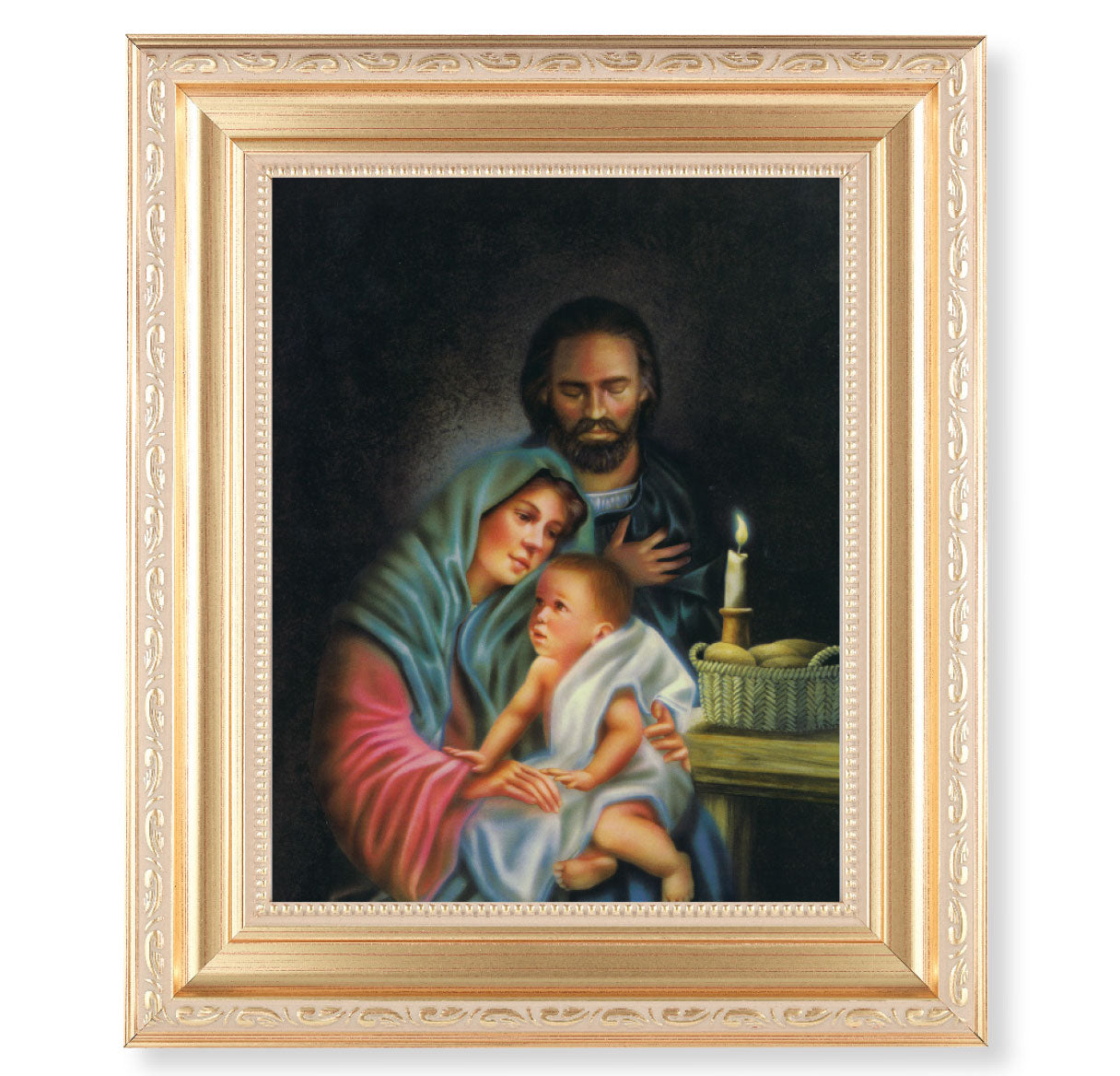 Holy Family Gold Framed Art