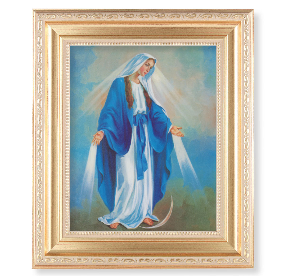 Our Lady of Grace Gold Framed Art