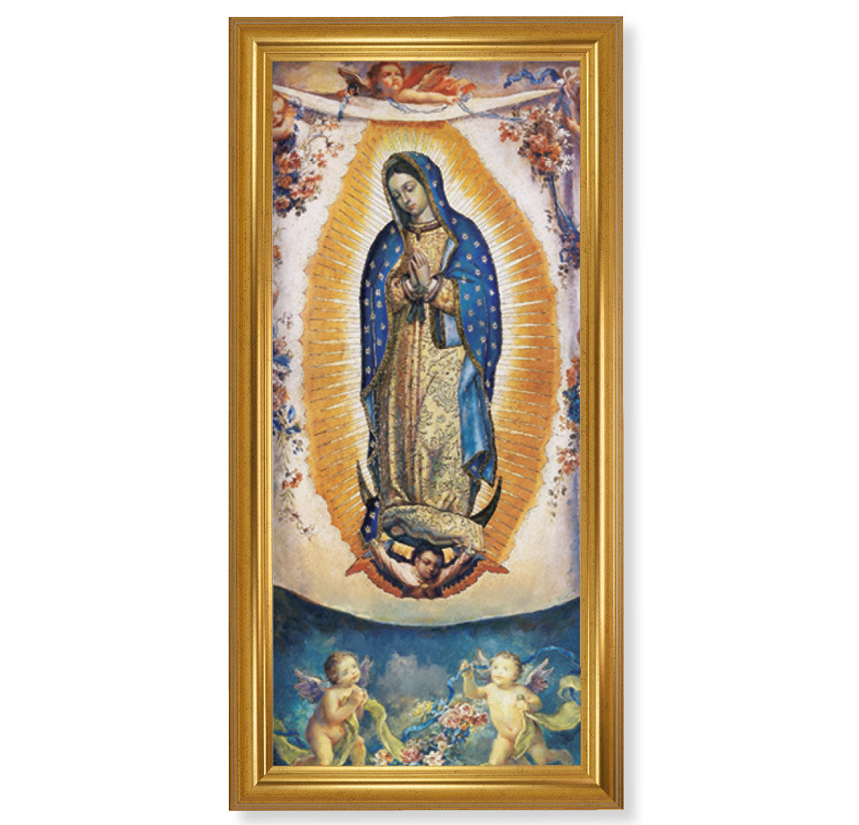Our Lady of Guadalupe Gold Framed Art