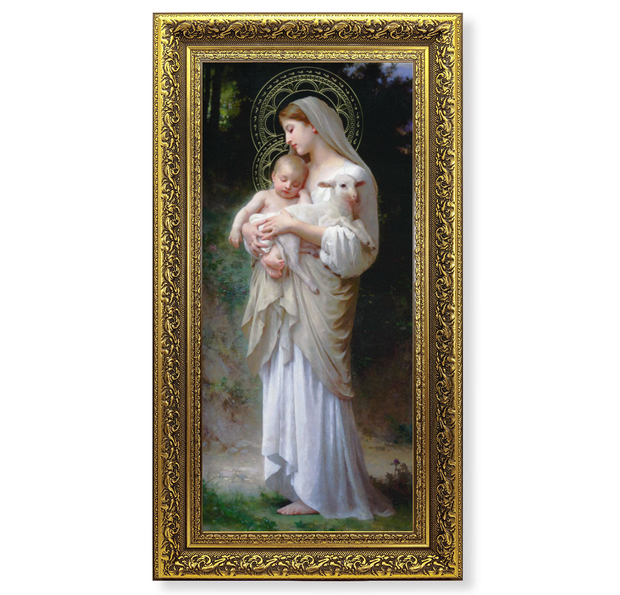 Divine Innocence Gold-Leaf Framed Art