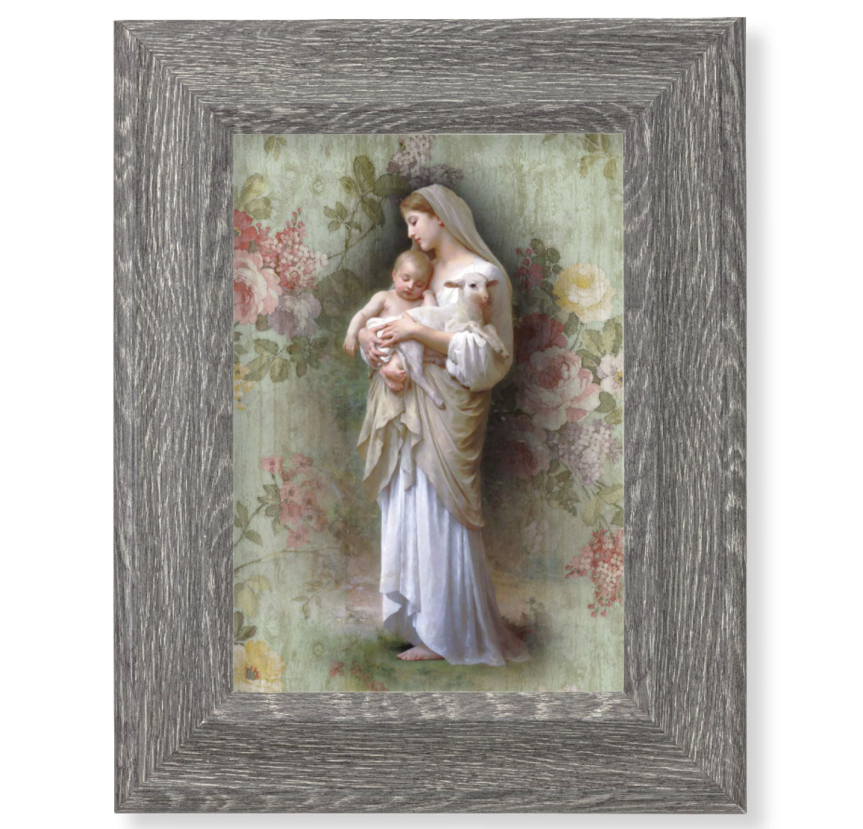 Divine Innocence Gray Framed Art