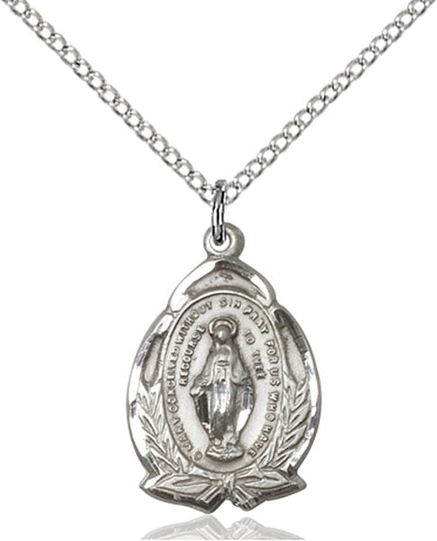 Sterling Silver Miraculous Pendant