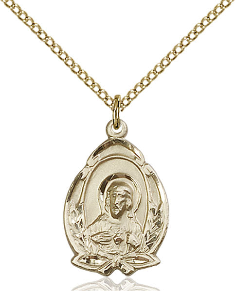 14kt Gold Filled Scapular Pendant