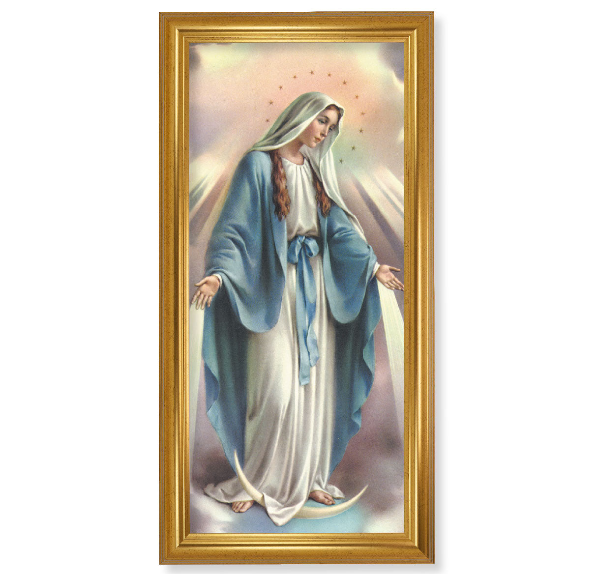 Our Lady of Grace Gold Framed Art