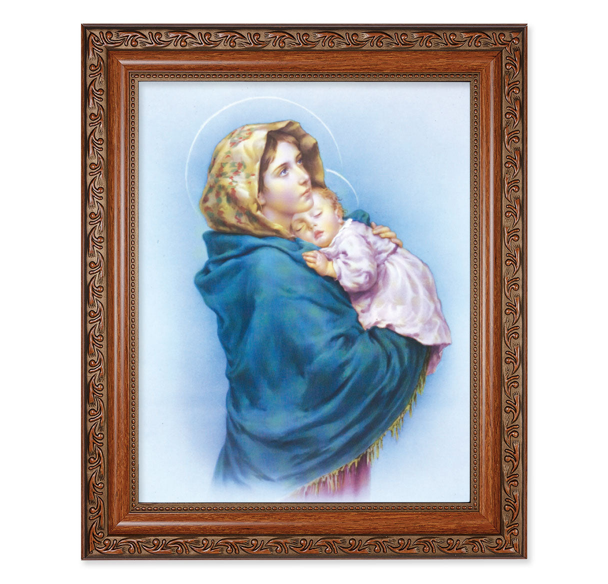 Madonna of the Streets Mahogany Finished Framed Art