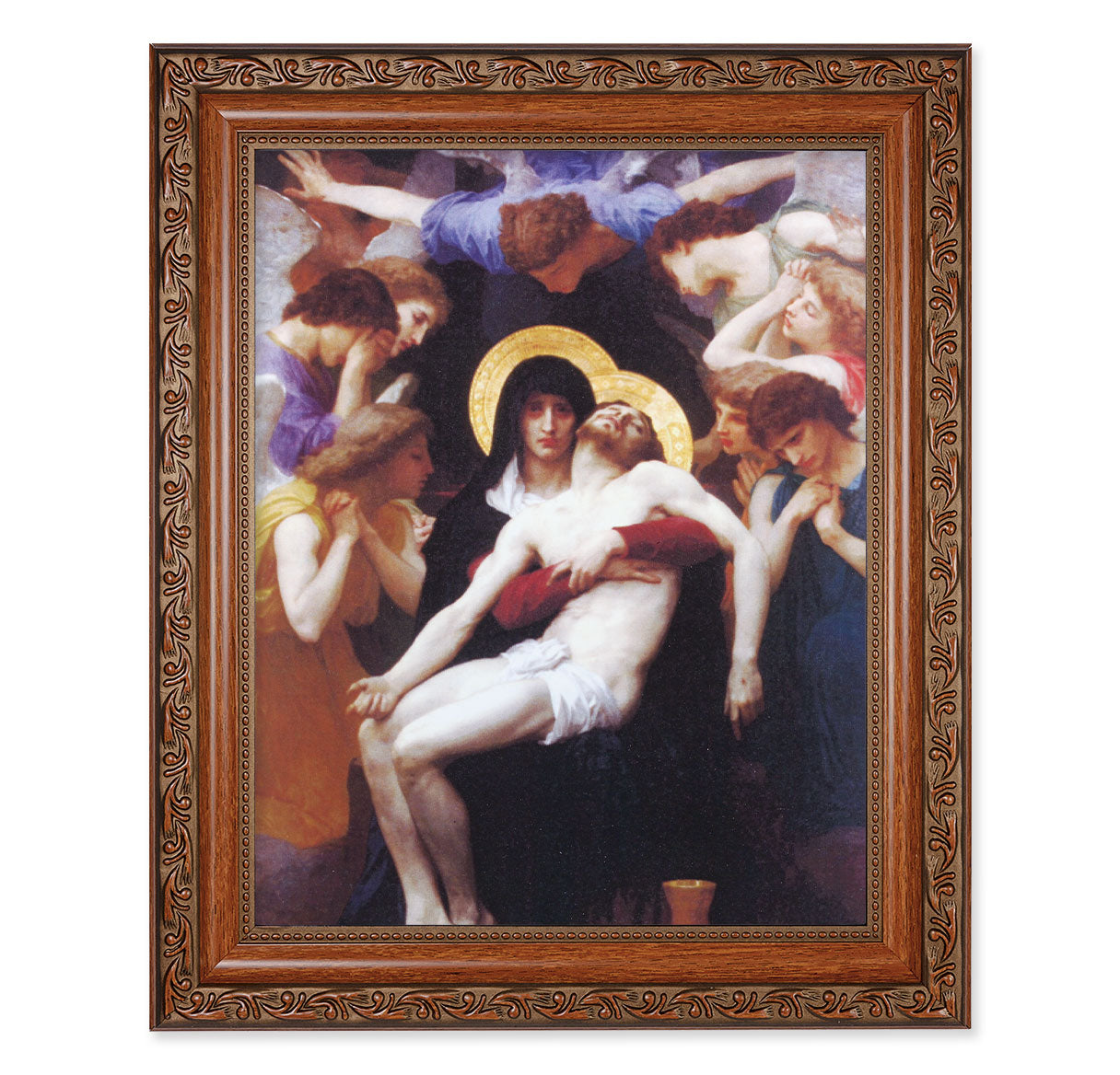 Pieta Mahogany Finished Framed Art