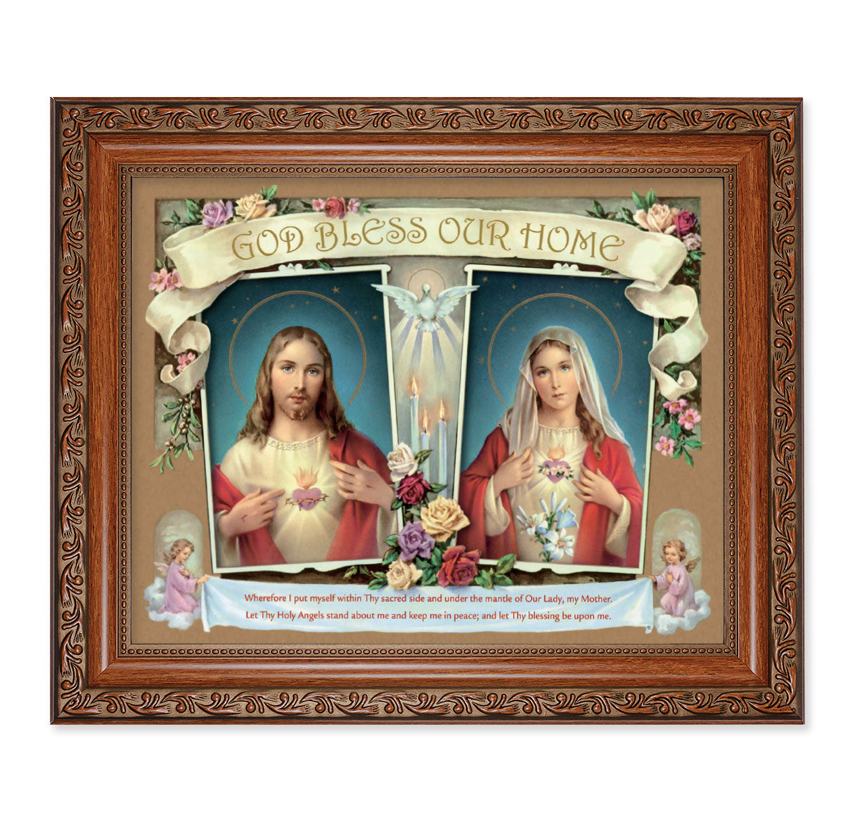 House Blessing - SHJ-IHM Mahogany Finished Framed Art