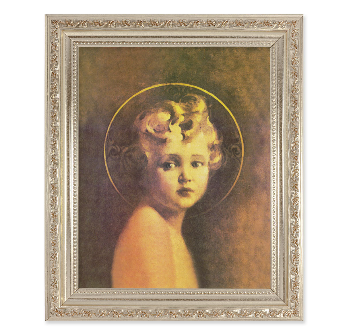 Light of the World Antique Silver Framed Art