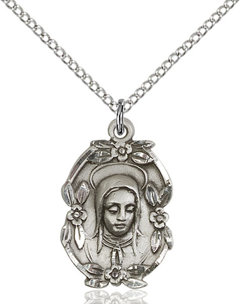Sterling Silver Madonna Pendant