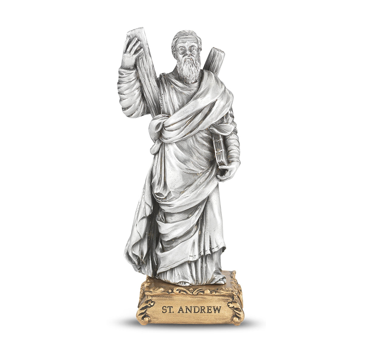 St. Andrew the Apostle Pewter Statue