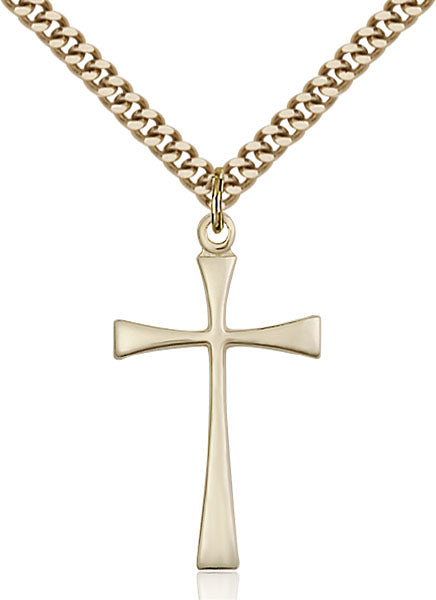 14kt Gold Filled Maltese Cross Pendant