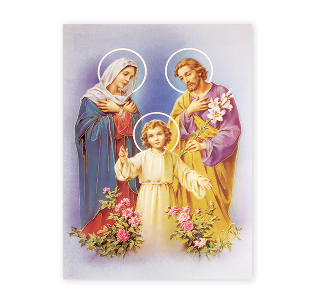 Holy Family Italian Lithograph