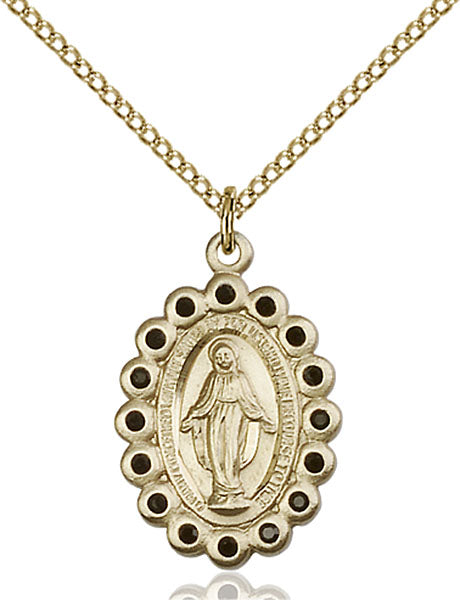 14kt Gold Filled Miraculous Pendant