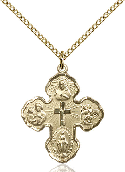 14kt Gold Filled 5-Way Pendant