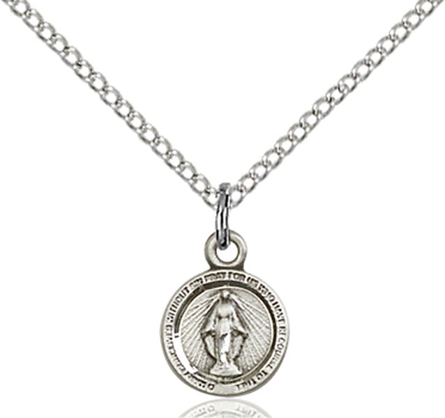Sterling Silver Miraculous Pendant