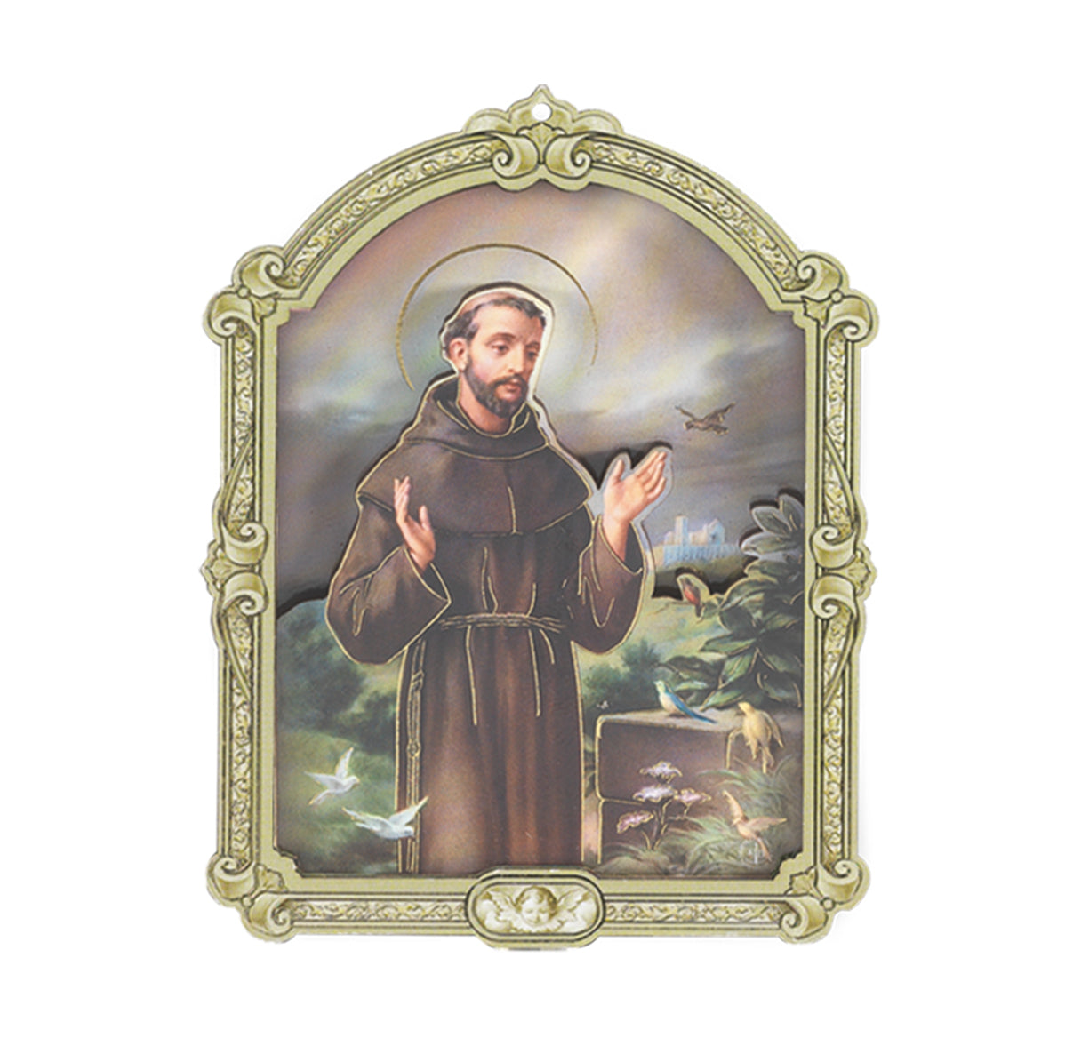 St. Francis Wood Plaque