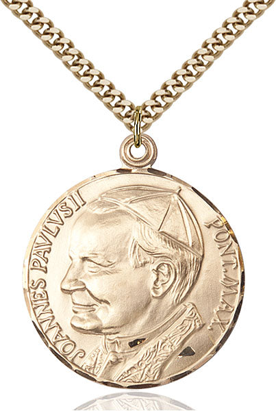 14kt Gold Filled Saint John Paul II Pendant