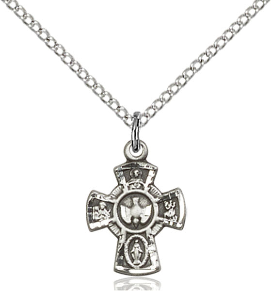 Sterling Silver 5-Way Pendant