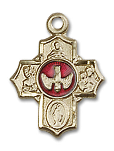 14kt Gold 5-Way Medal