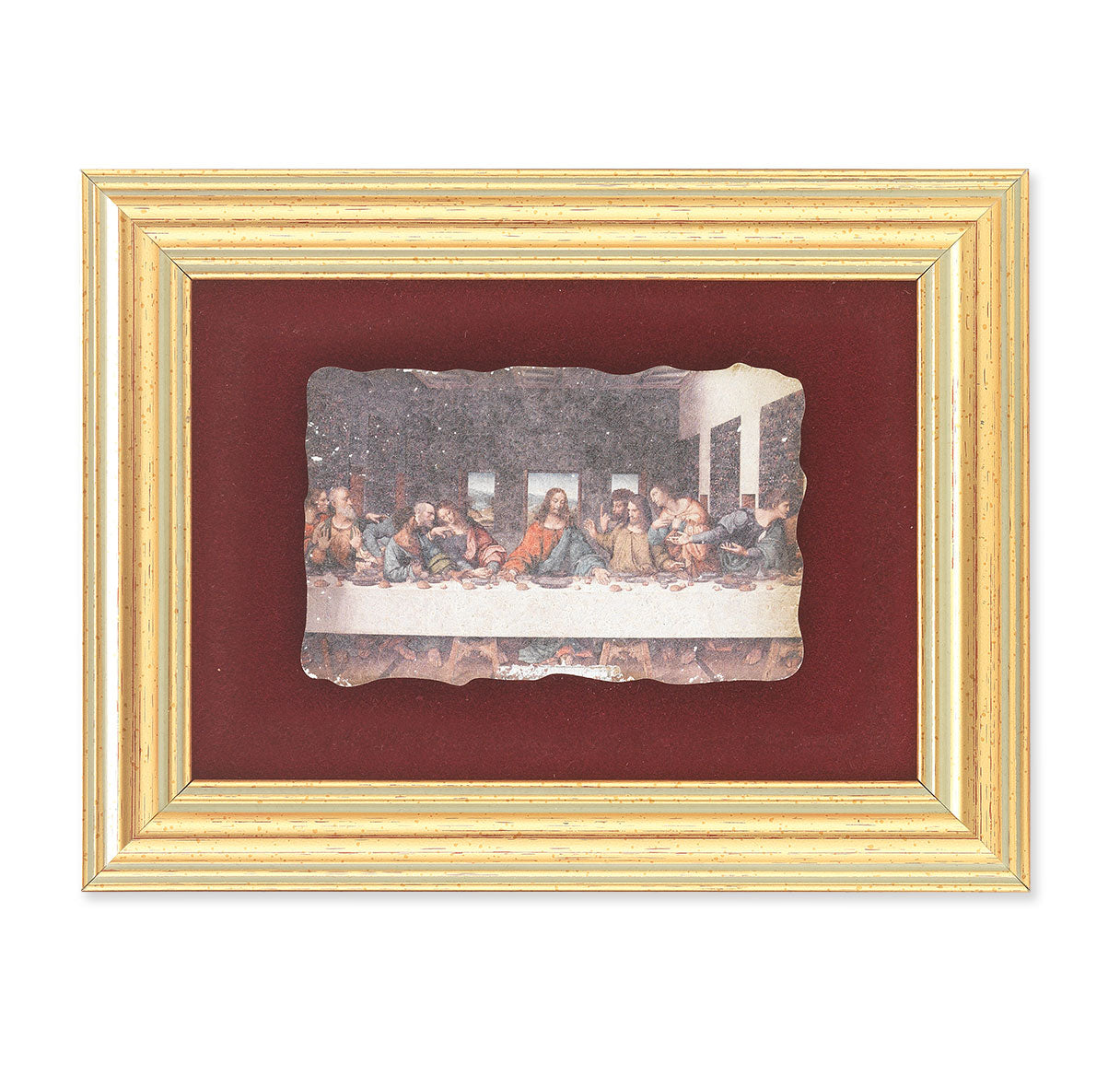 Last Supper Gold Framed Art