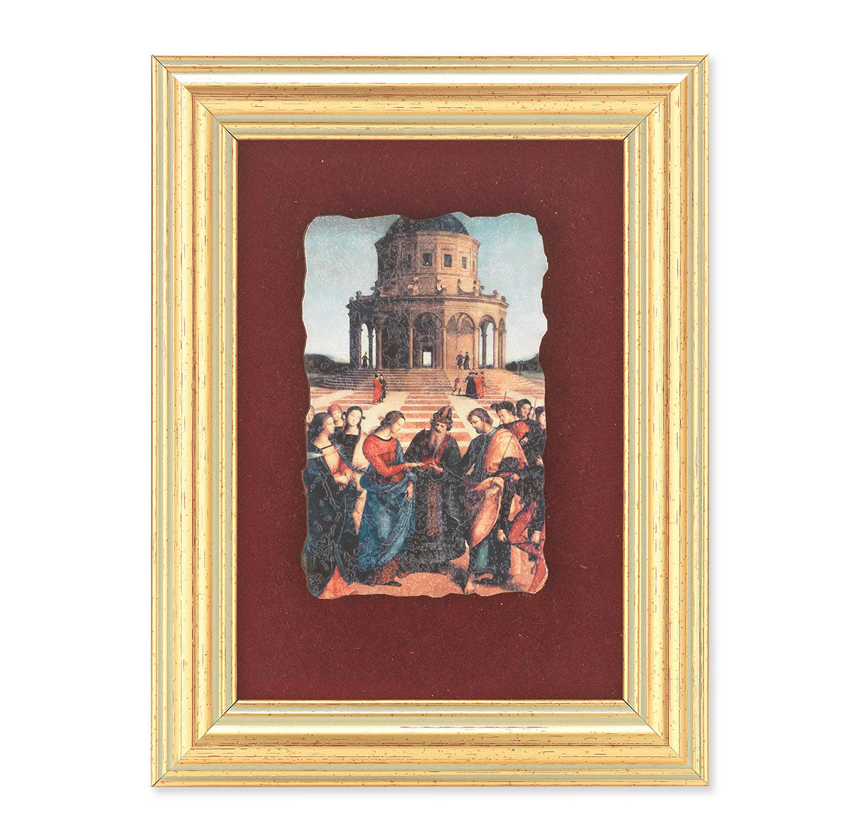 Wedding at Cana Gold Framed Art