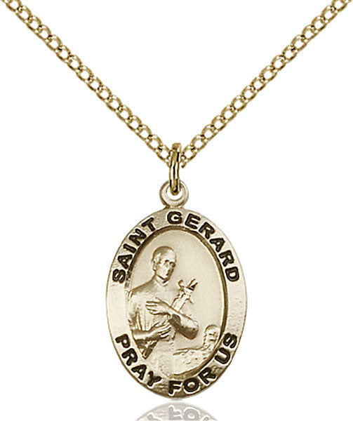 14kt Gold Filled Saint Gerard Majella Pendant