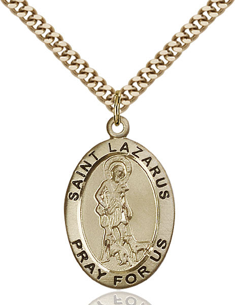 14kt Gold Filled Saint Lazarus Pendant