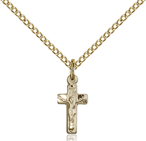 14kt Gold Filled Crucifix Pendant