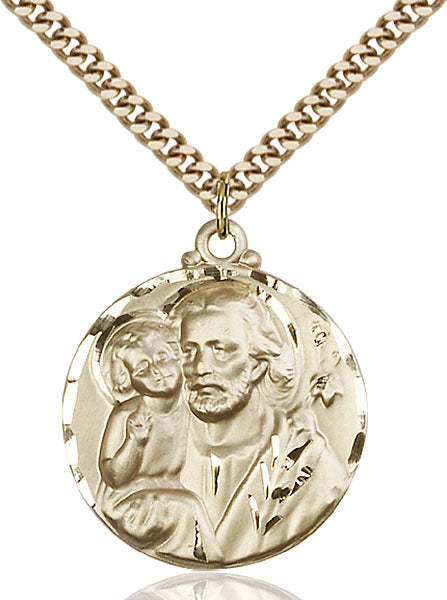 14kt Gold Filled Saint Joseph Pendant