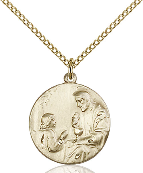 14kt Gold Filled Saint Christopher Pendant