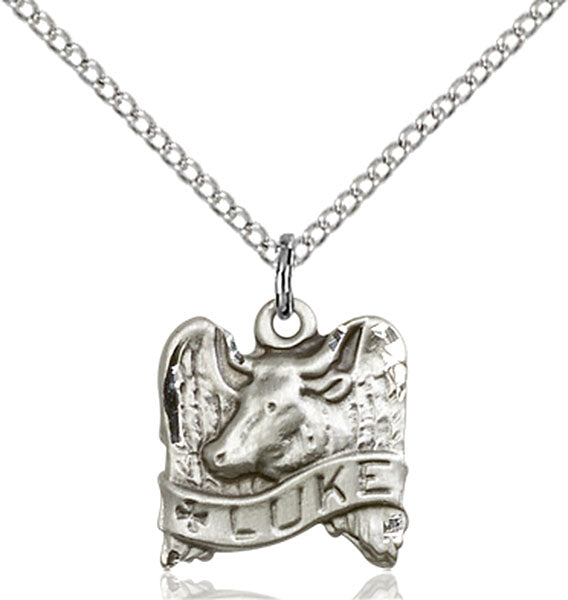 Sterling Silver Saint Luke Pendant