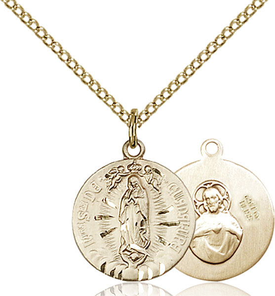14kt Gold Filled Our Lady of Guadalupe Pendant