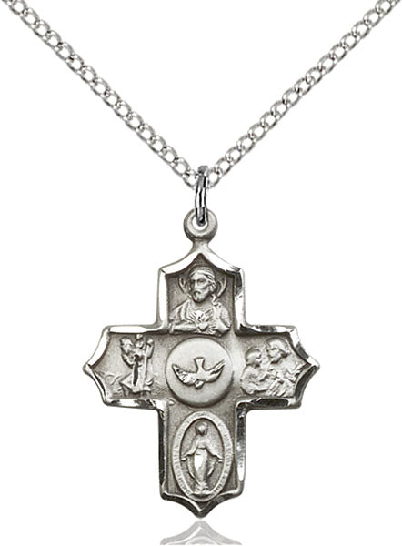 Sterling Silver 5-Way Pendant