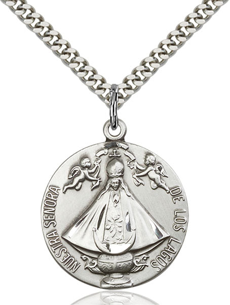 Sterling Silver Senora de Los Lagos Pendant