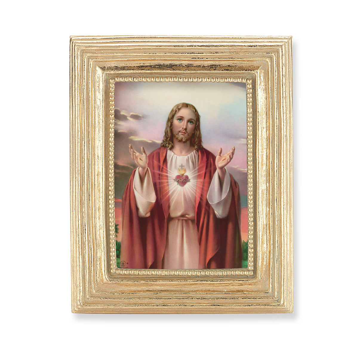 Sacred Heart of Jesus Gold Framed Print