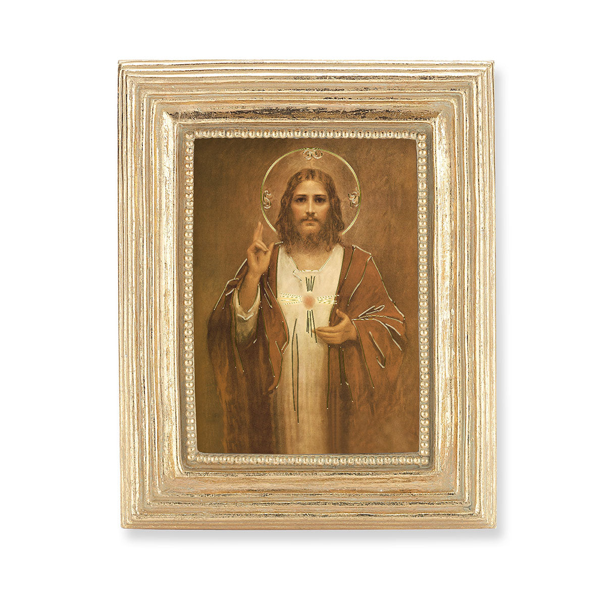 Sacred Heart of Jesus Gold Framed Print