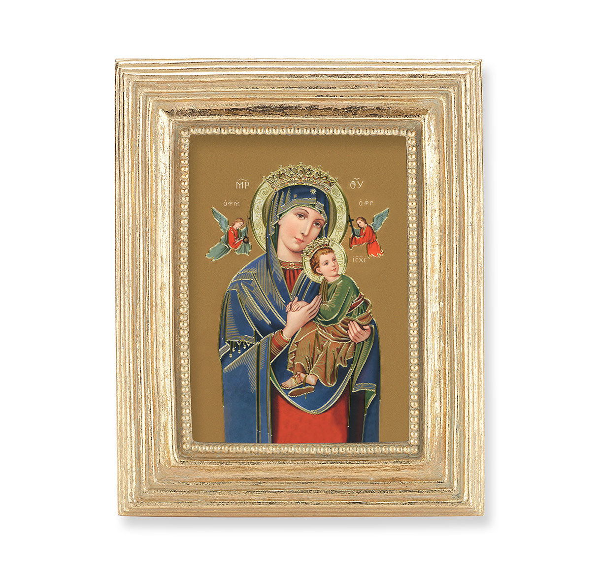 Our Lady of Perpetual Help Gold Framed Print