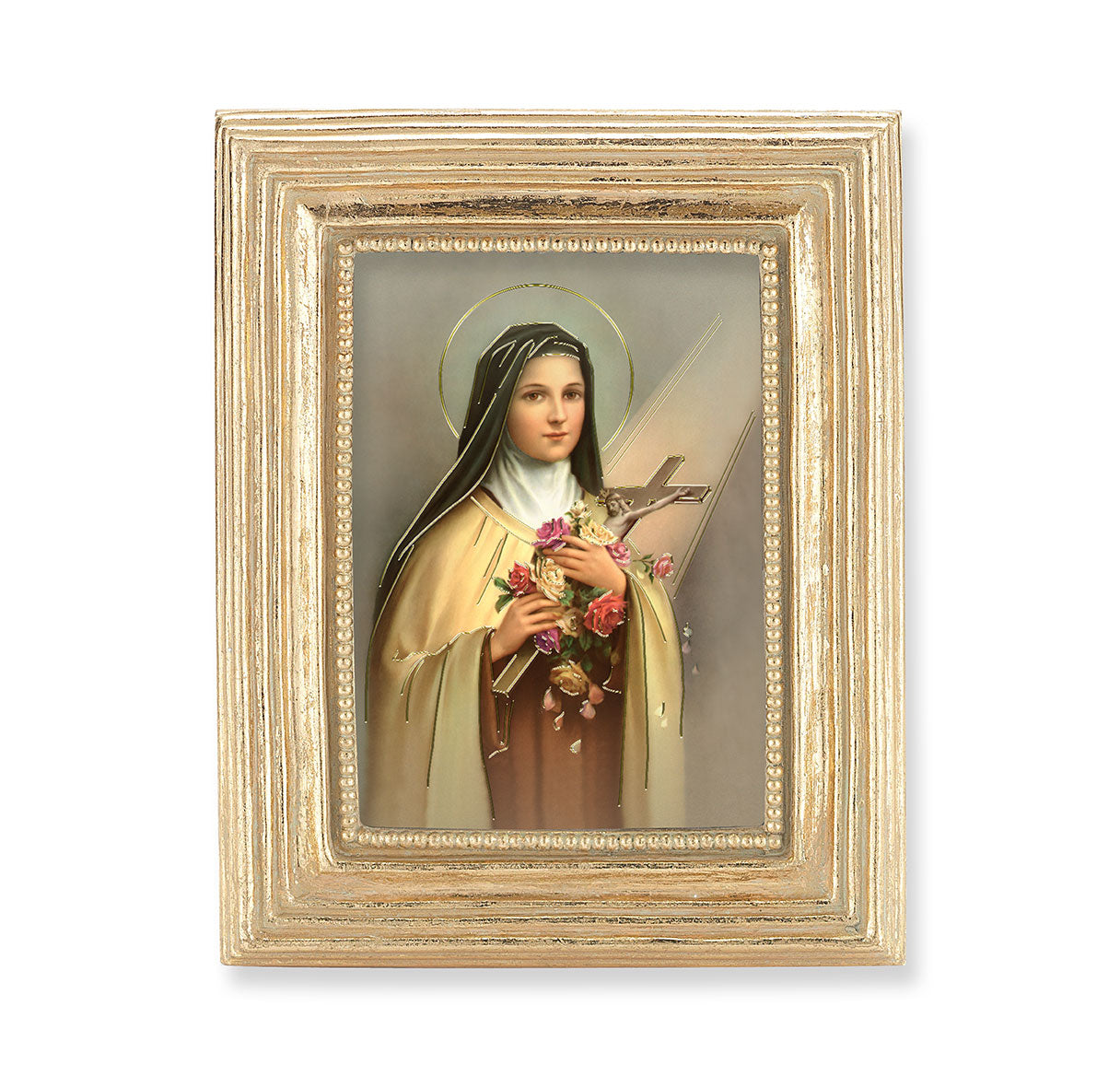 St. Therese Gold Framed Print