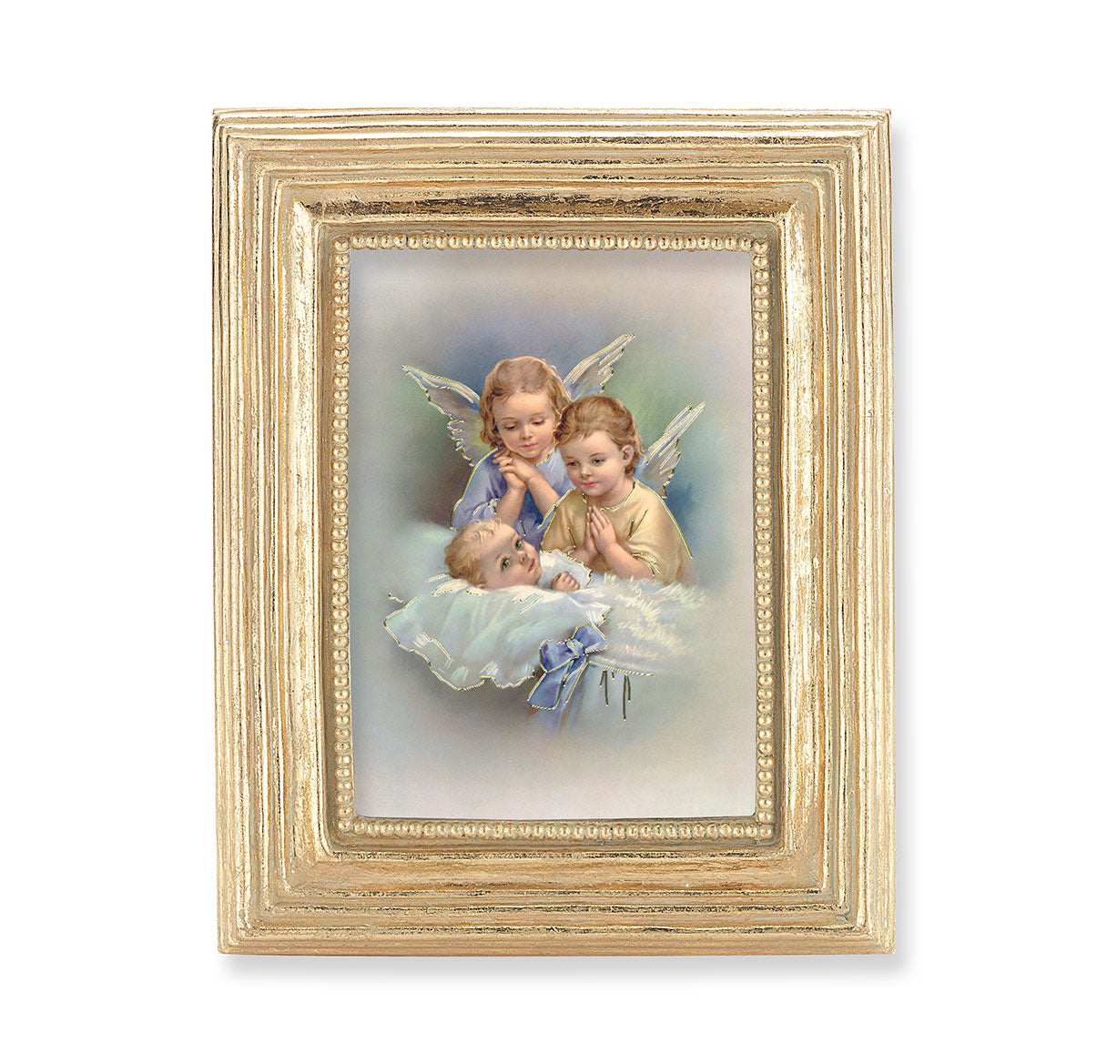Guardian Angels Gold Framed Print